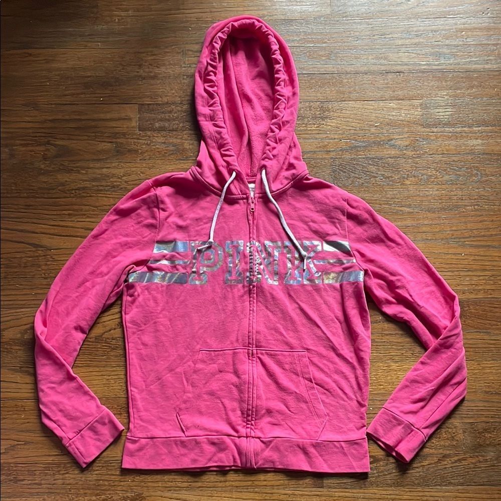 PINK Victoria's Secret Pink Zip-Up Hoodie